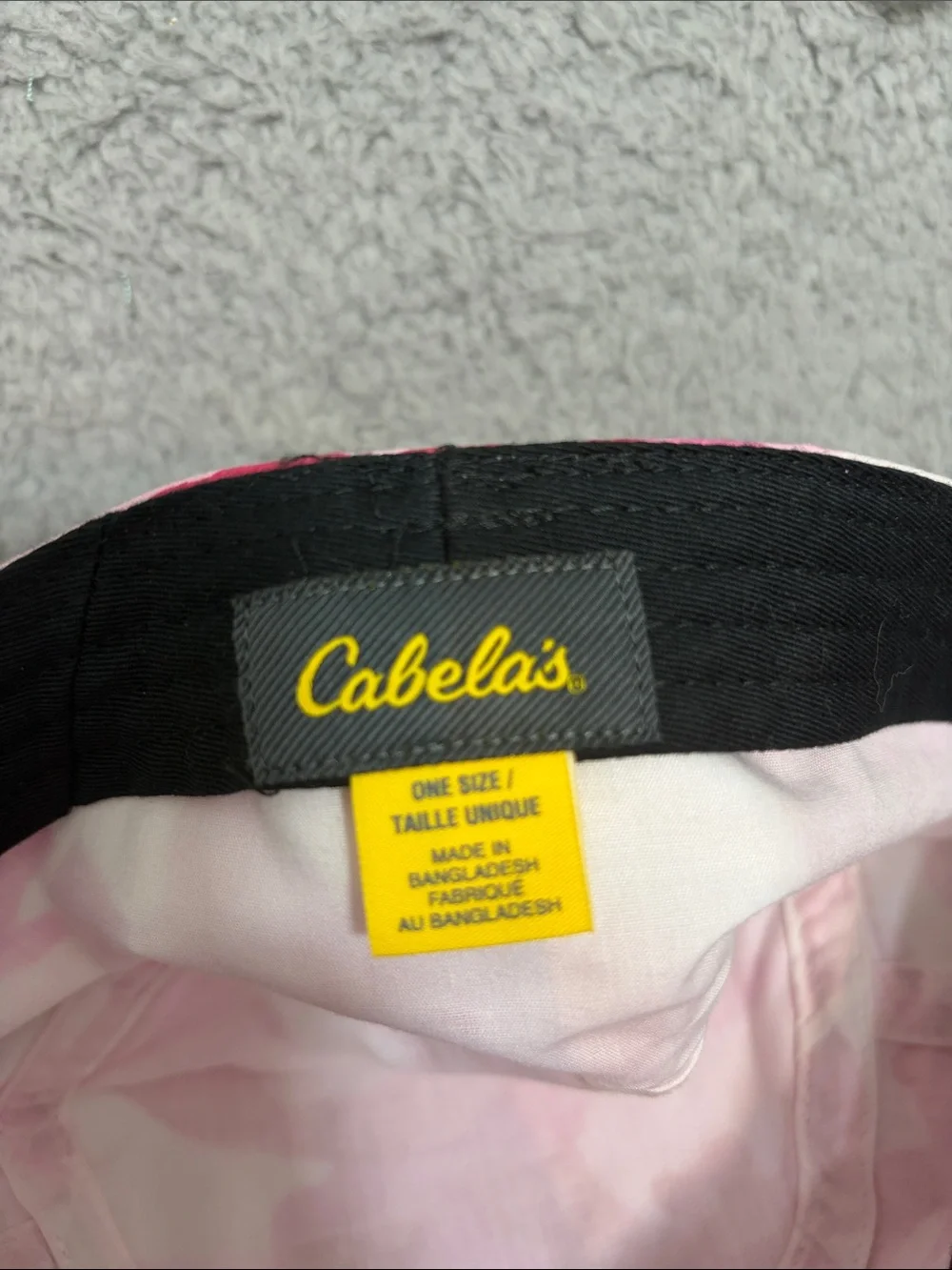 Cabela's Pink Camouflage Cadet Hat with Button Accents, women’s One Size